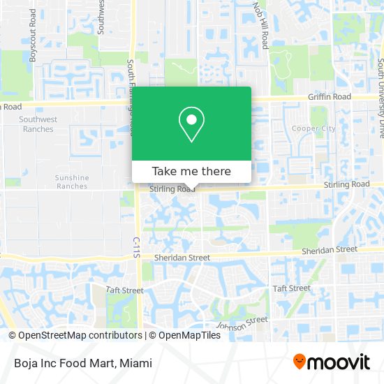 Mapa de Boja Inc Food Mart
