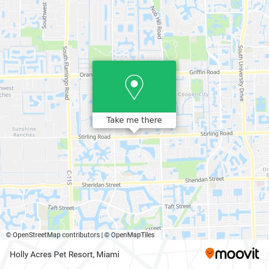 Holly Acres Pet Resort map