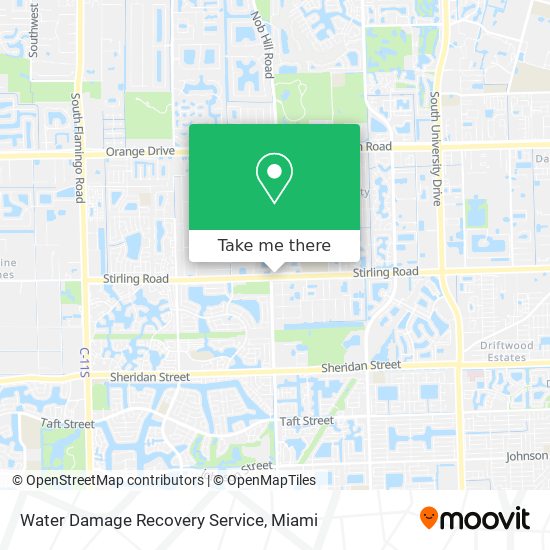 Water Damage Recovery Service map