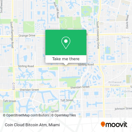 Mapa de Coin Cloud Bitcoin Atm