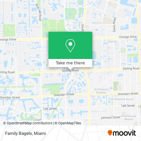 Family Bagels map