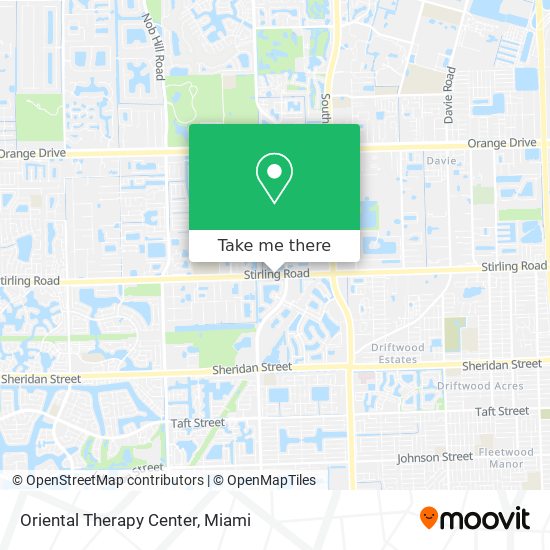 Oriental Therapy Center map