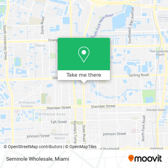 Seminole Wholesale map