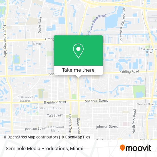 Seminole Media Productions map