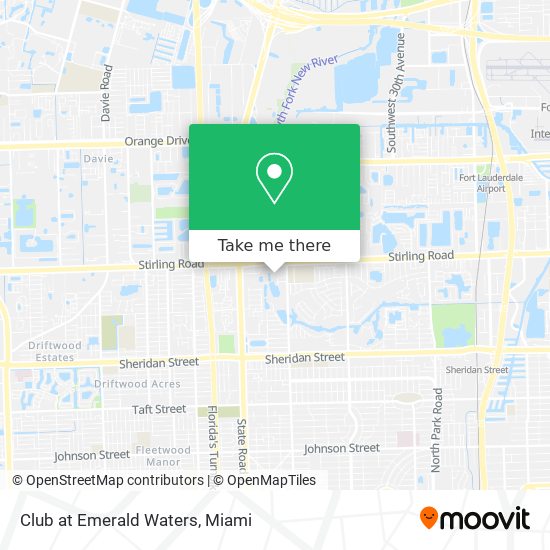 Club at Emerald Waters map