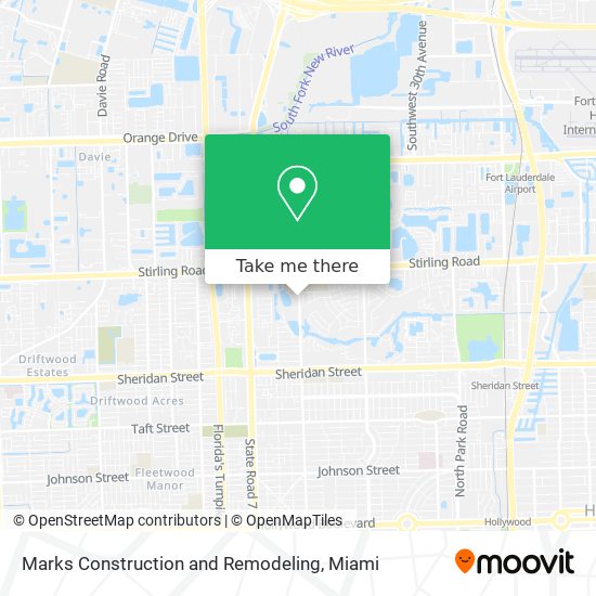 Mapa de Marks Construction and Remodeling