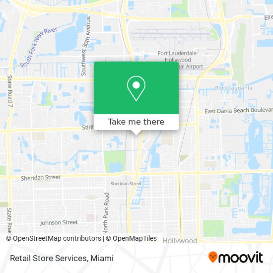 Retail Store Services map