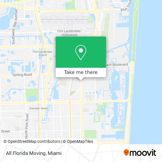 Mapa de All Florida Moving