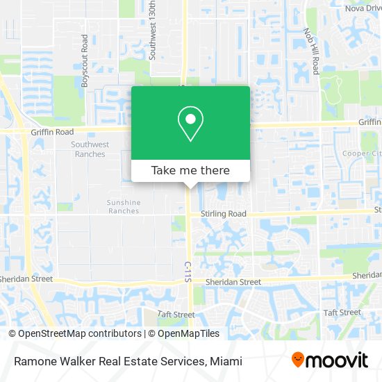 Ramone Walker Real Estate Services map