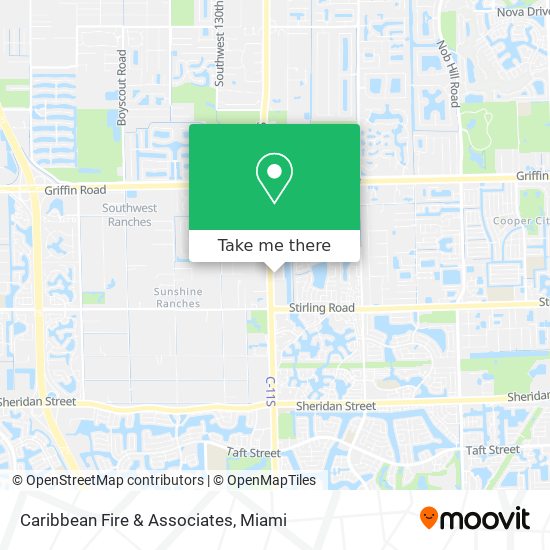 Caribbean Fire & Associates map