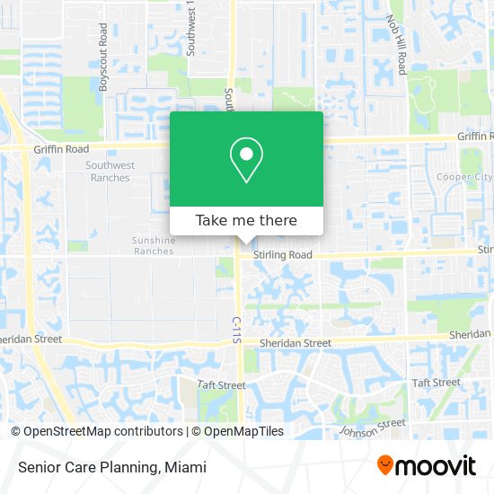 Senior Care Planning map