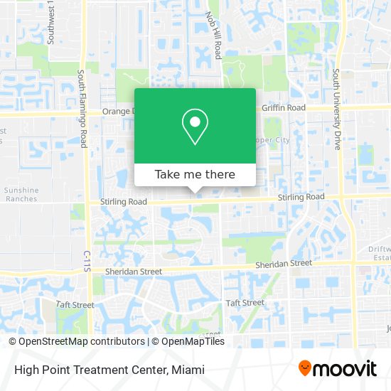 Mapa de High Point Treatment Center