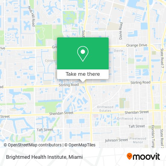 Mapa de Brightmed Health Institute