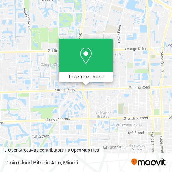 Coin Cloud Bitcoin Atm map