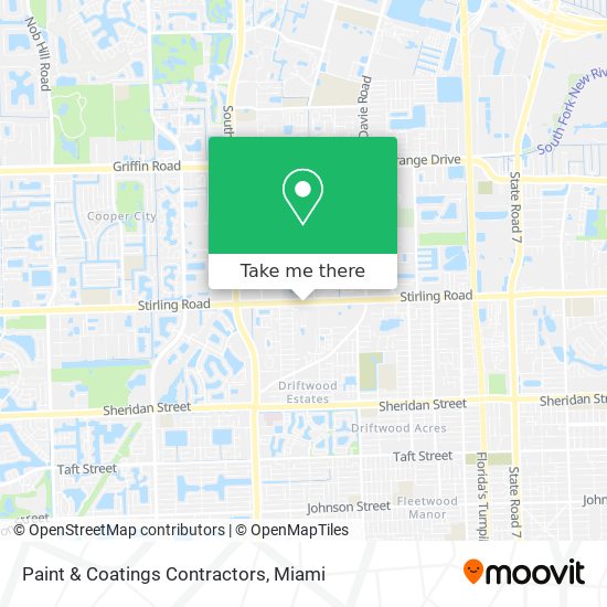 Paint & Coatings Contractors map