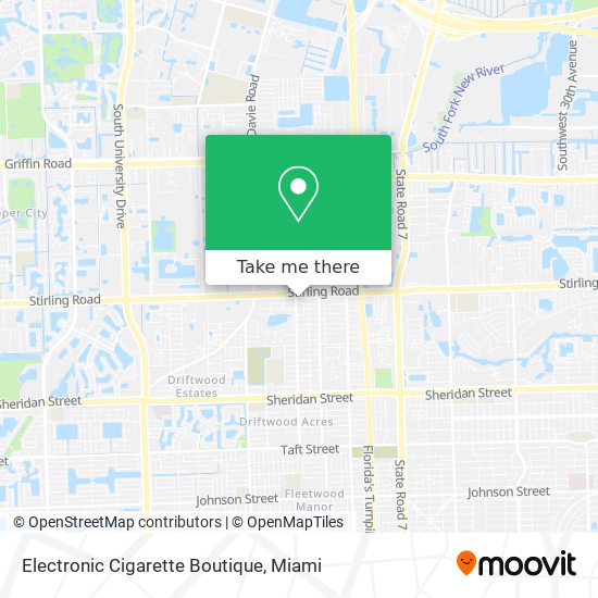 Mapa de Electronic Cigarette Boutique