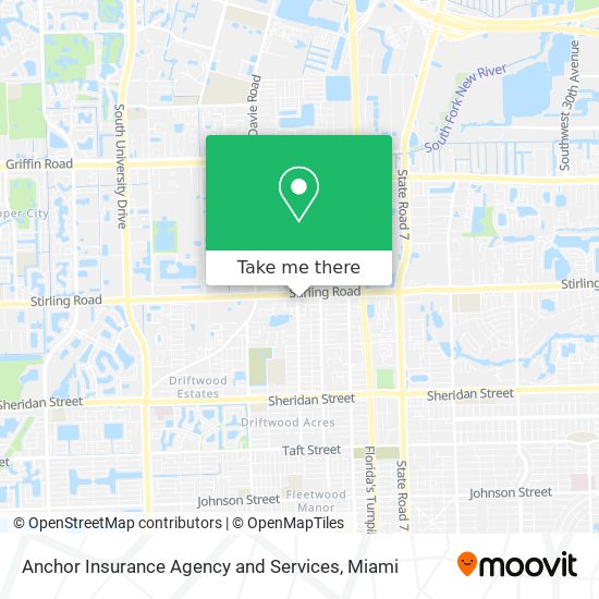 Anchor Insurance Agency and Services map