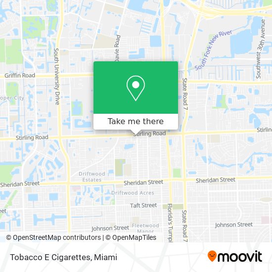 Mapa de Tobacco E Cigarettes