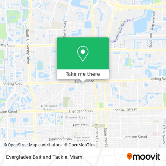 Everglades Bait and Tackle map