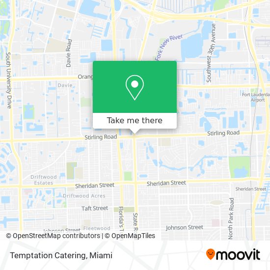 Mapa de Temptation Catering