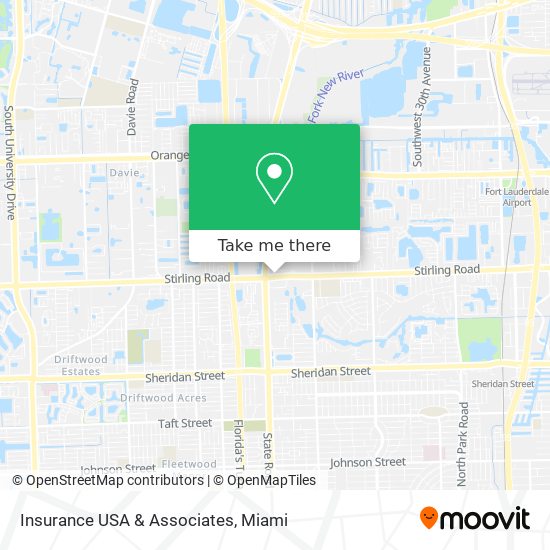 Insurance USA & Associates map