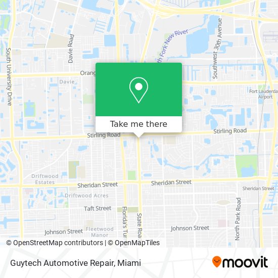 Mapa de Guytech Automotive Repair