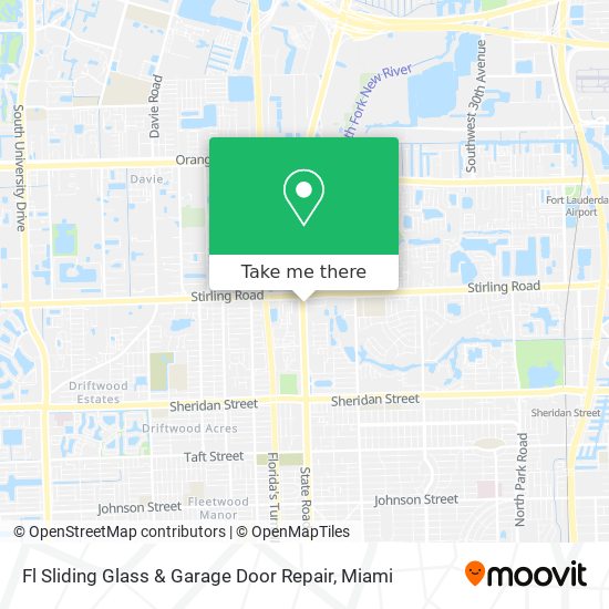 Mapa de Fl Sliding Glass & Garage Door Repair
