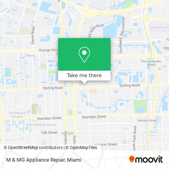 Mapa de M & MG Appliance Repair