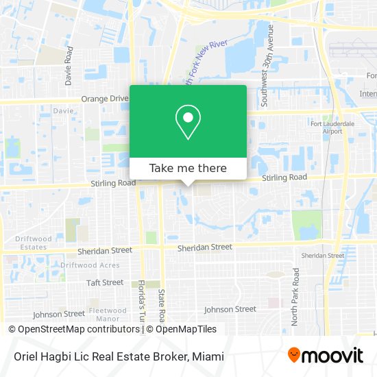 Oriel Hagbi Lic Real Estate Broker map