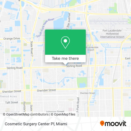 Cosmetic Surgery Center Pl map