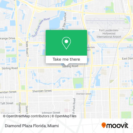 Diamond Plaza Florida map