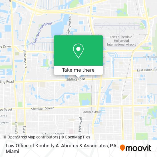 Mapa de Law Office of Kimberly A. Abrams & Associates, P.A.