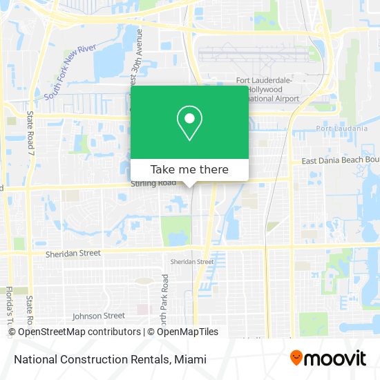 National Construction Rentals map