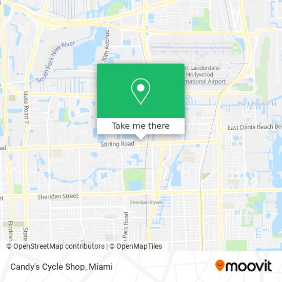 Candy's Cycle Shop map