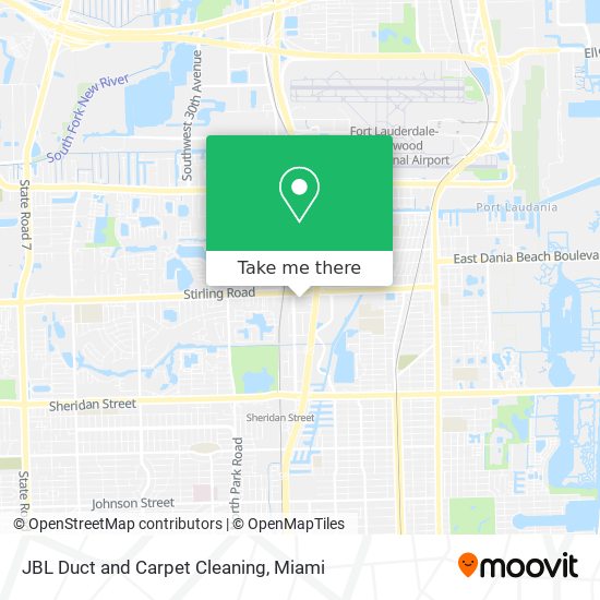 JBL Duct and Carpet Cleaning map