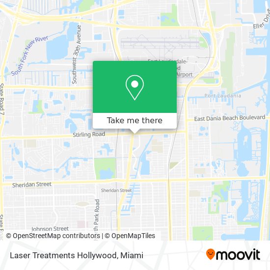 Laser Treatments Hollywood map