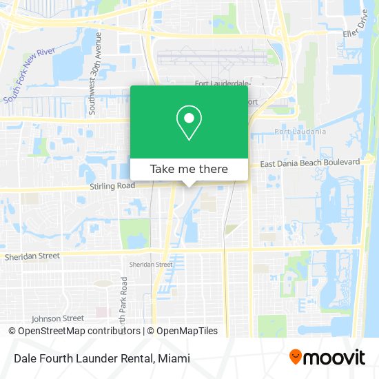 Dale Fourth Launder Rental map