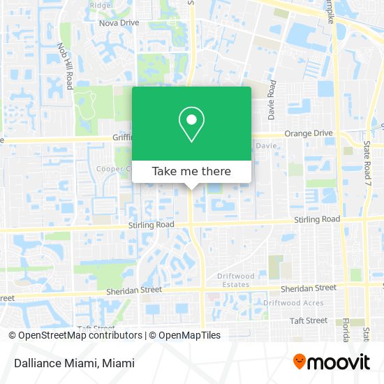 Dalliance Miami map