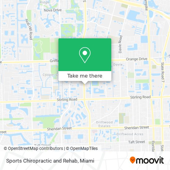 Sports Chiropractic and Rehab map