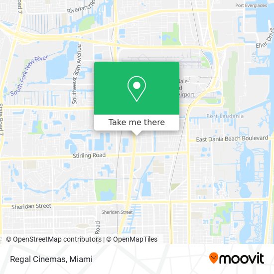 Regal Cinemas map