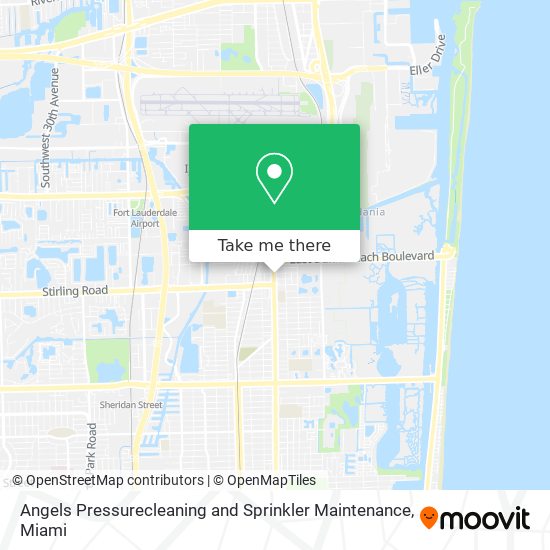 Angels Pressurecleaning and Sprinkler Maintenance map