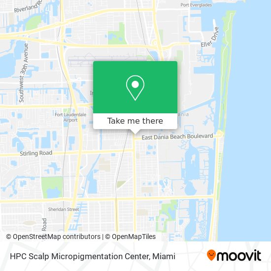 Mapa de HPC Scalp Micropigmentation Center