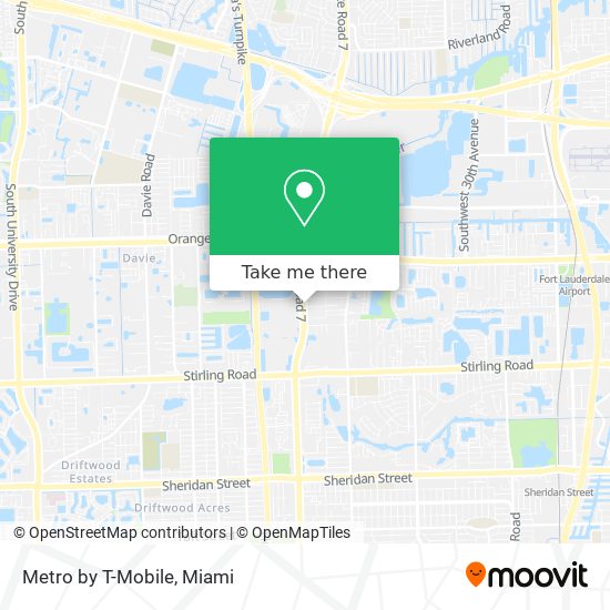 Metro by T-Mobile map