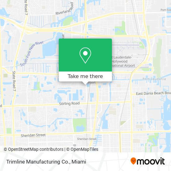 Trimline Manufacturing Co. map