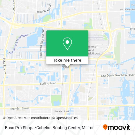 Bass Pro Shops / Cabela's Boating Center map