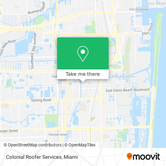 Colonial Roofer Services map