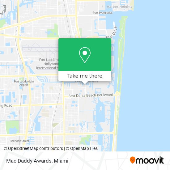 Mac Daddy Awards map