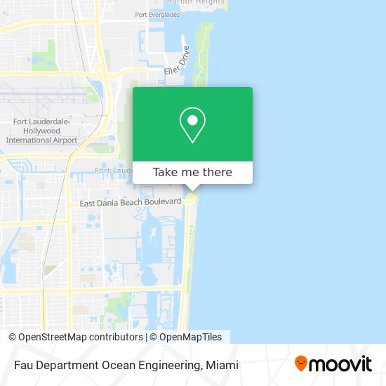 Fau Department Ocean Engineering map