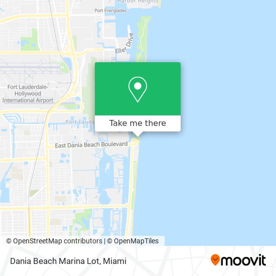 Mapa de Dania Beach Marina Lot