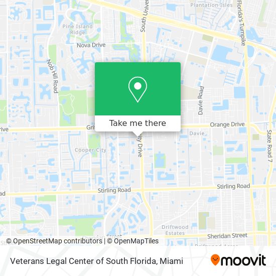 Veterans Legal Center of South Florida map